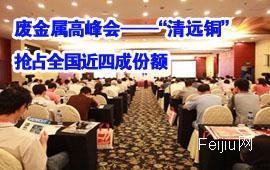 废金属高峰会——“清远铜”抢占全国近四成份额